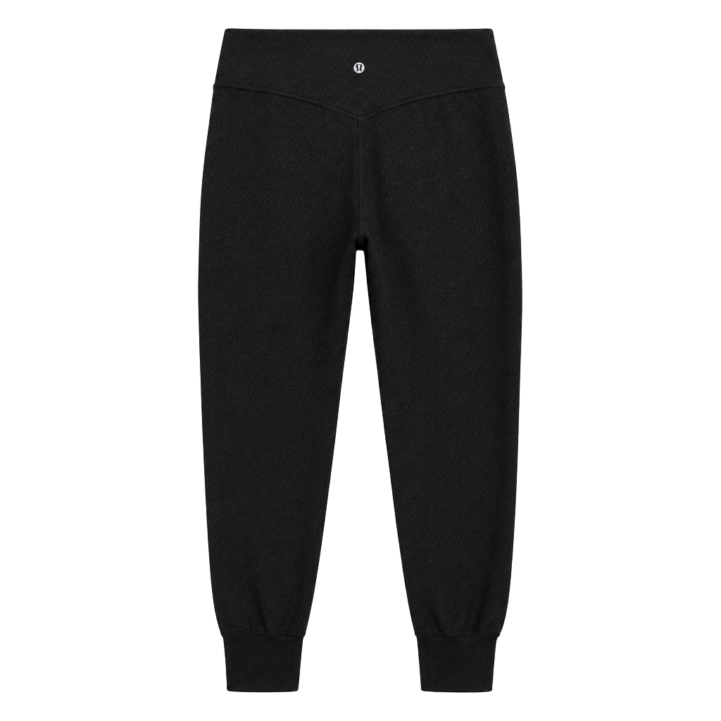 Lululemon Jogger Black Embossed Pattern 1