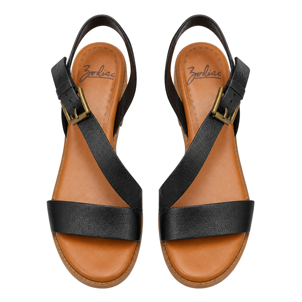Zodiac Women's Ivy Heeled Sandal, Black 1