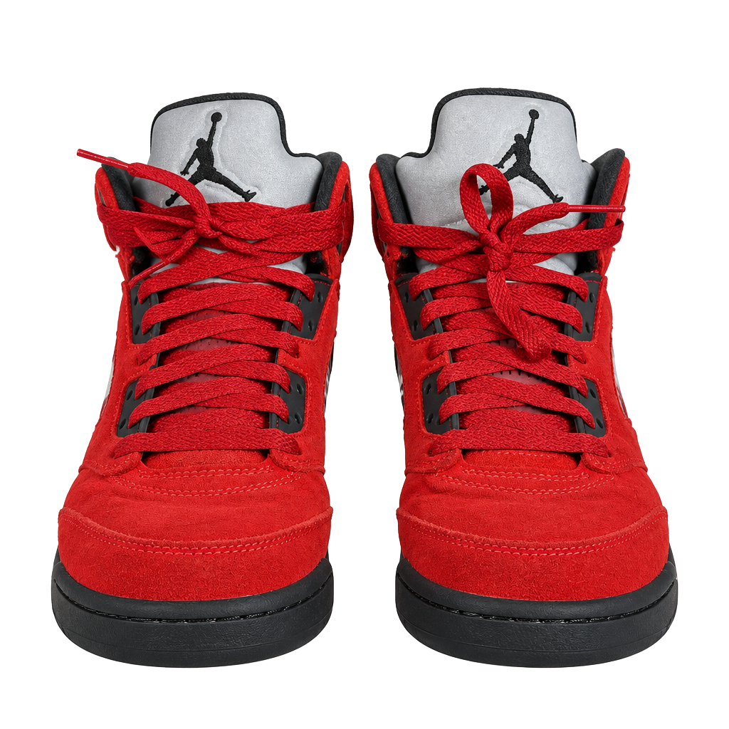 Nike Air Jordan 5 Retro Raging Bull Toro Bravo Red Suede 1