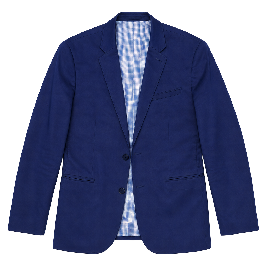 EXPRESS Photographer Fitted Blue Blazer 40 Reg 1