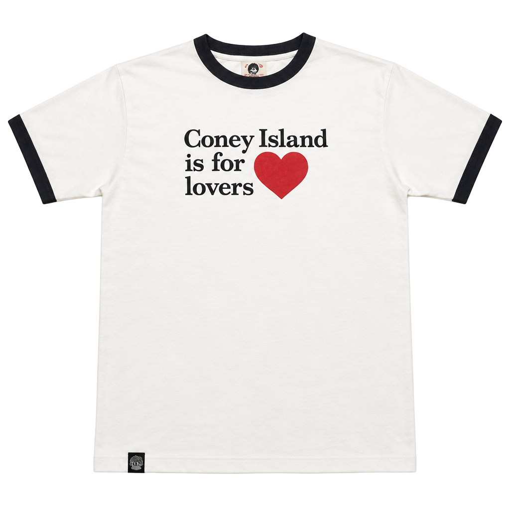 Coney Island Picnic Coney Island Is For Lovers Ringer T-Shirt Size L 1