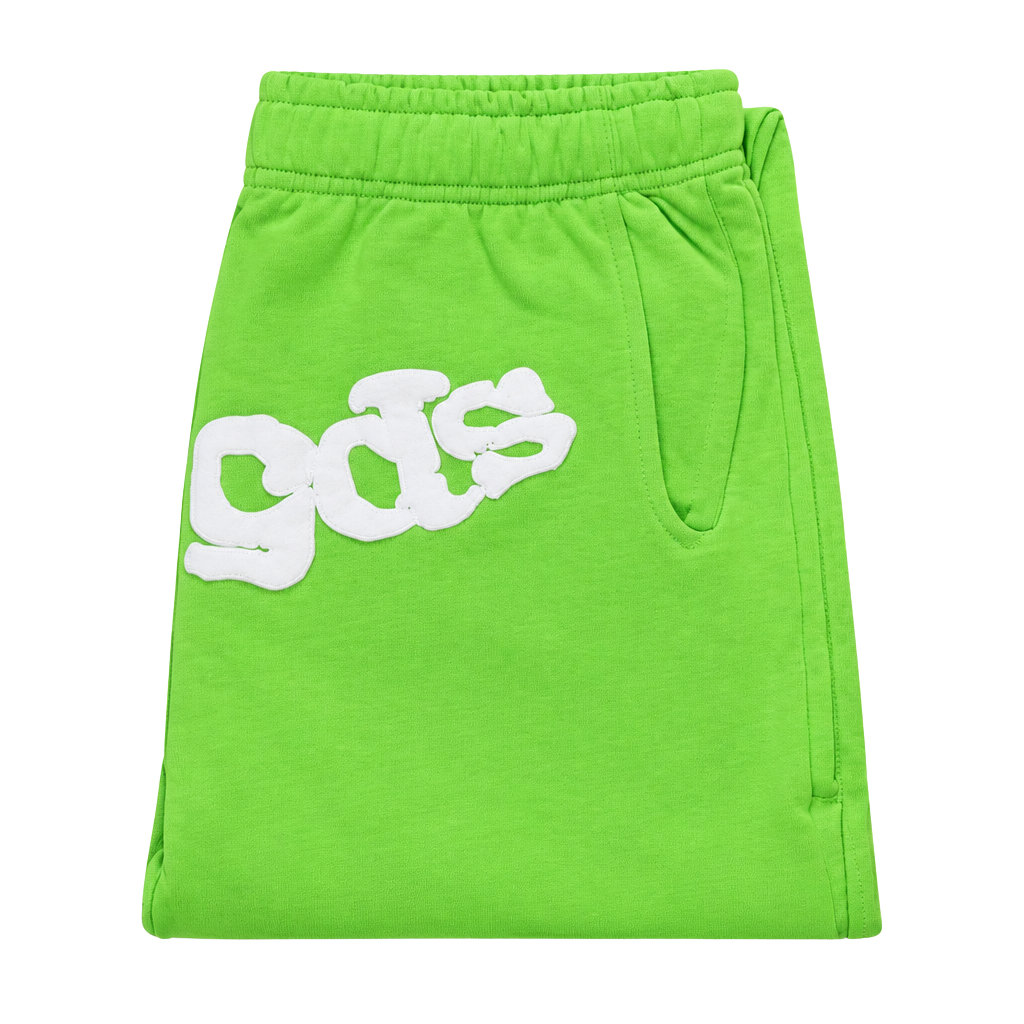 Sp5der Neon Green Sweatpants 1