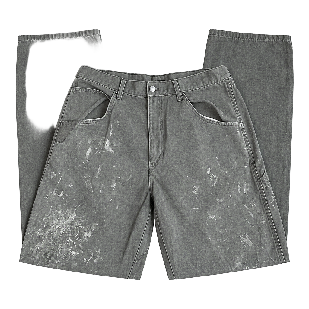 Wrangler Workwear Utility Pants Size 34x32 Gray Cotton Blend 1