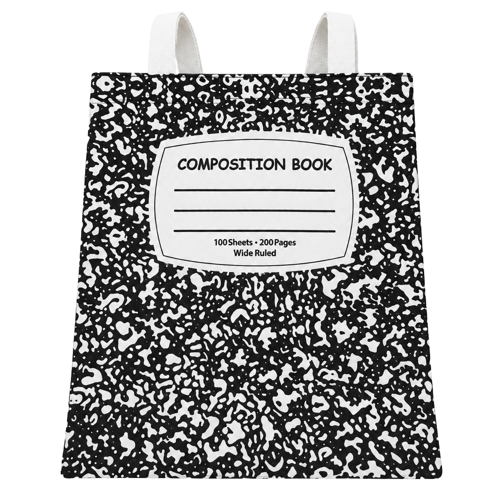 Composition Book Tote Bag – NEW 1