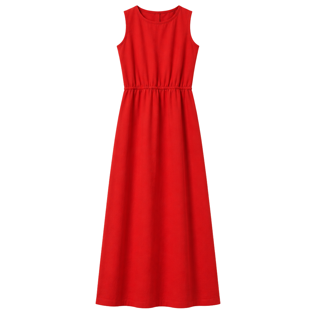 Gianni Bini Neon Coral Spaghetti Strap Pleated Maxi Dress 1