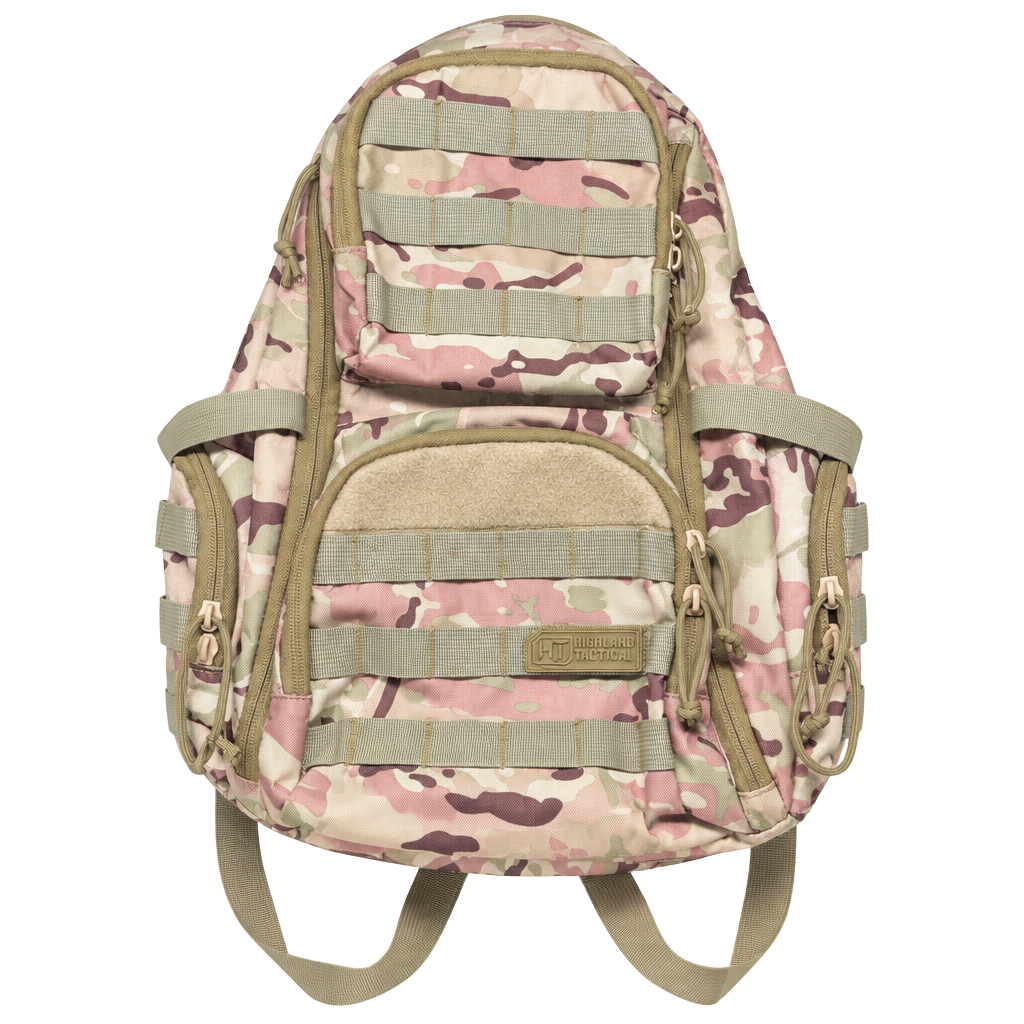 Highland Tactical Camo Tactical Backpack 1