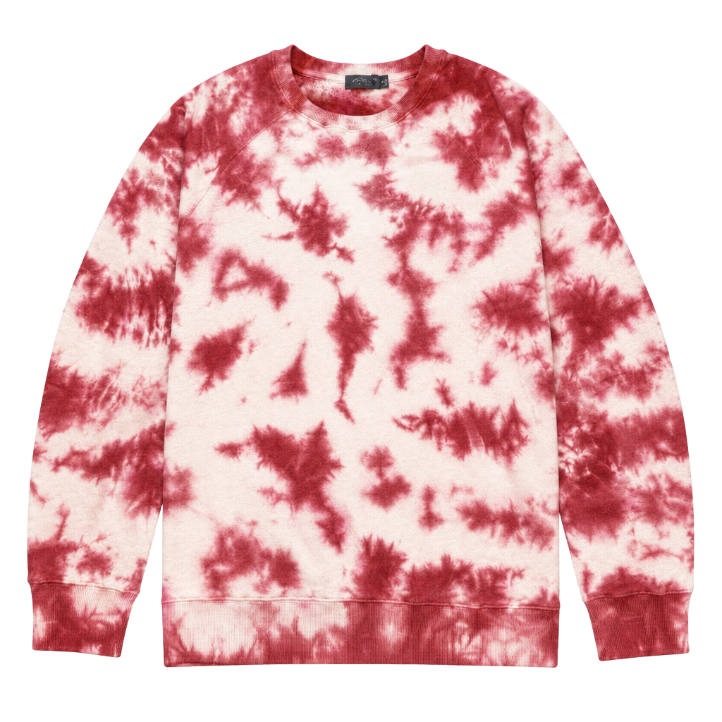 Junk Food Clothing Tie Dye Crewneck Sweatshirt Size Small Red 1