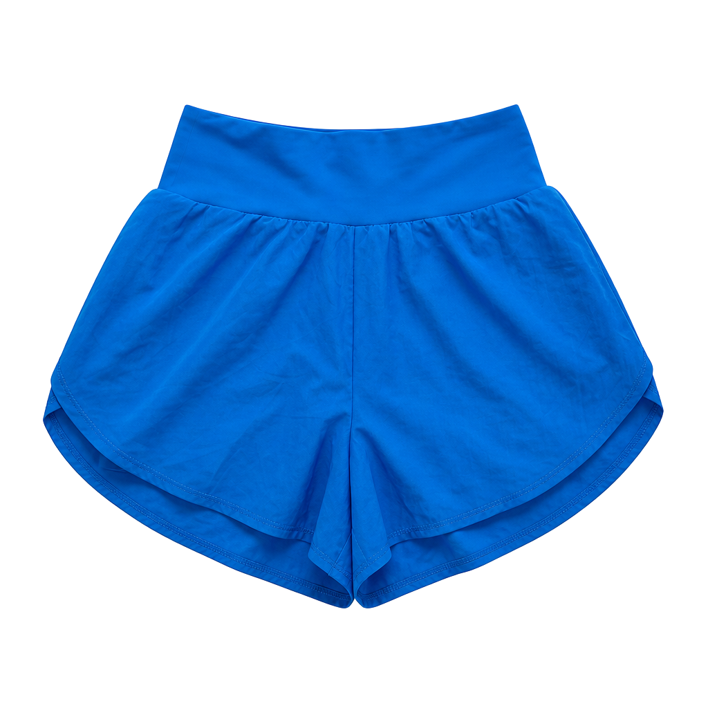 All in Motion Women's Stretch Woven 2-in-1 Run Shorts Blue Size XS 1
