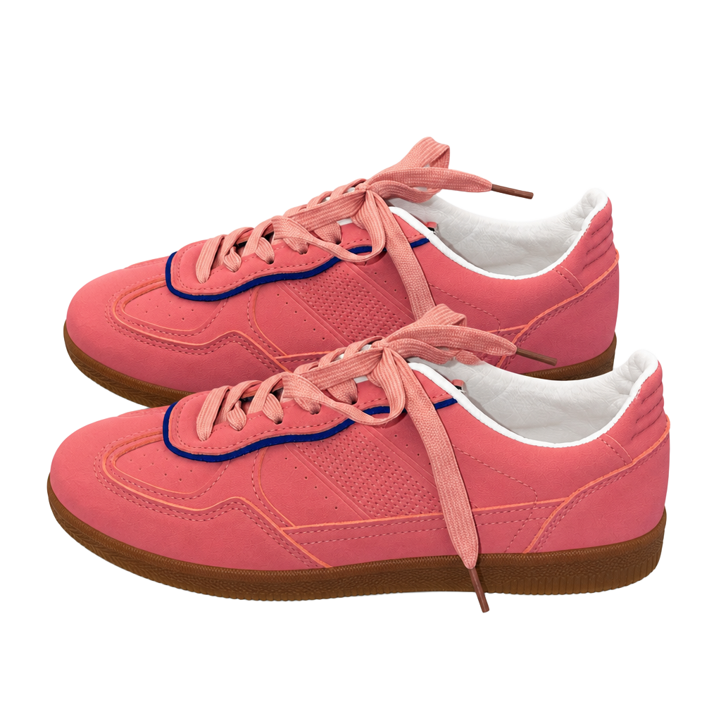 RACHEL Rachel Roy Riz Pink Low Top Sneakers Size 9M 1