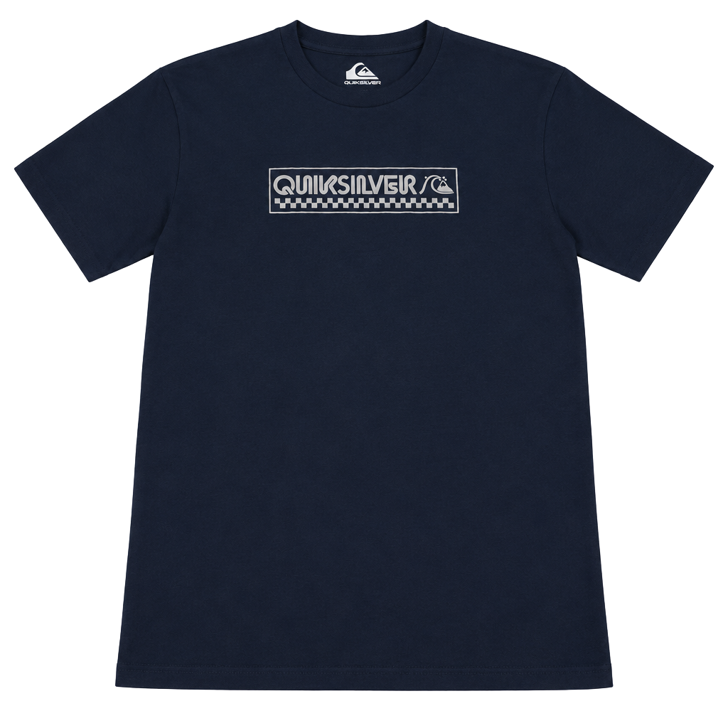 Quiksilver T-Shirt Size M Navy Cotton Graphic Tee New 1