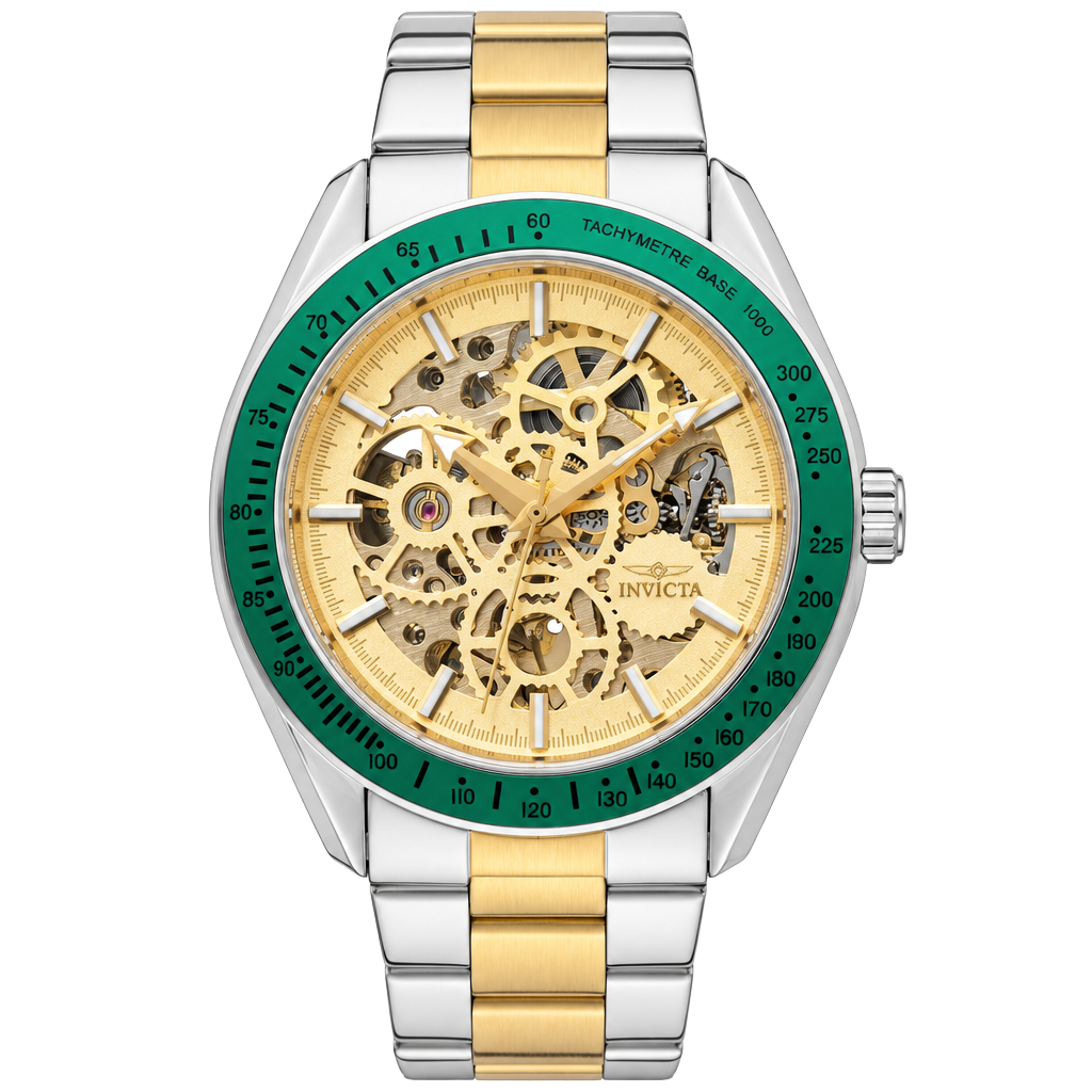 Invicta Objet D Art Skeleton Dial Two-Tone Automatic 1
