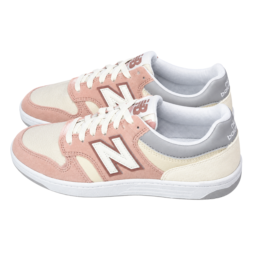 New Balance 480 Size 8W Pink White Sneakers 1