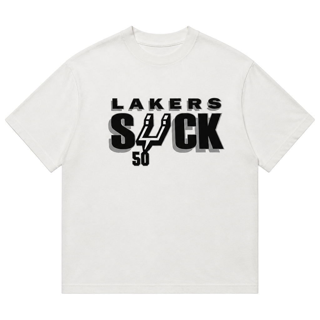 ๐ฅ Vintage San Antonio Spurs โLakers Suckโ Tee โ Large ๐ฅ
A rare and bold throwback for die-hard Spurs fans! This vintage rivalry tee is a must-have for any collector or basketball enthusiast looking to rep their team with some classic sports 1