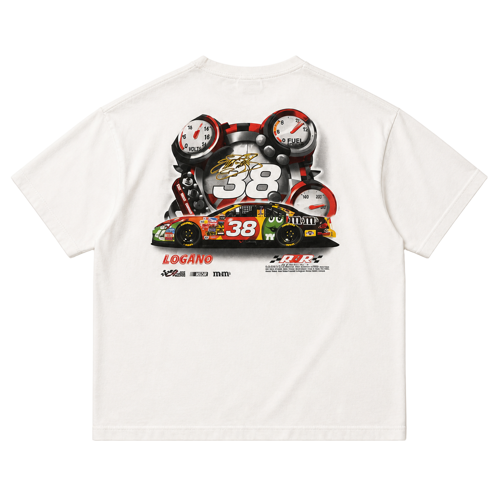 π₯ Vintage NASCAR 38 Racing Tee β Rare & Bold π₯
Rev up your style with this vintage 38 M&Mβs NASCAR tee featuring an iconic race car graphic and bold racing gauges on the back! This single-stitch, Y2K-era gem is perfect for motorsport lovers, s 1