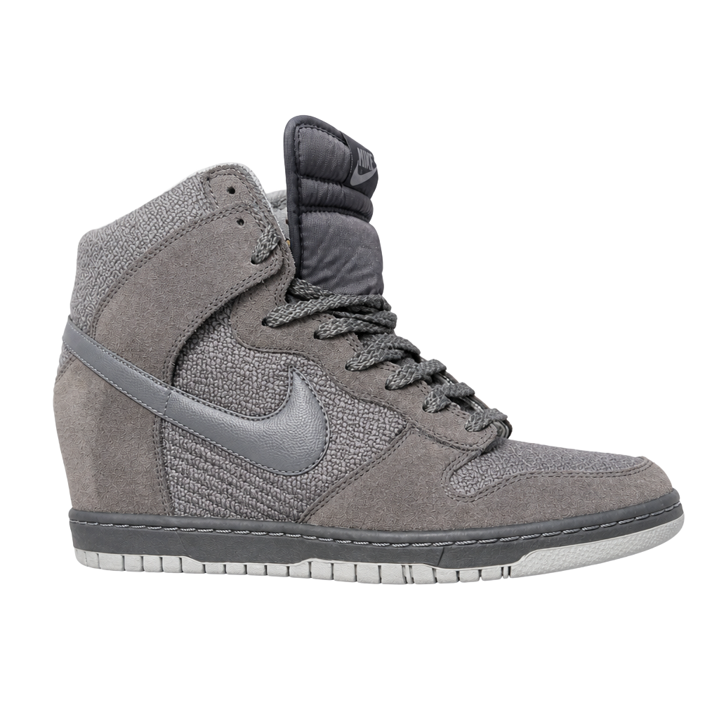 2014 Nike Dunk Sky Hi Wedge Gray 1