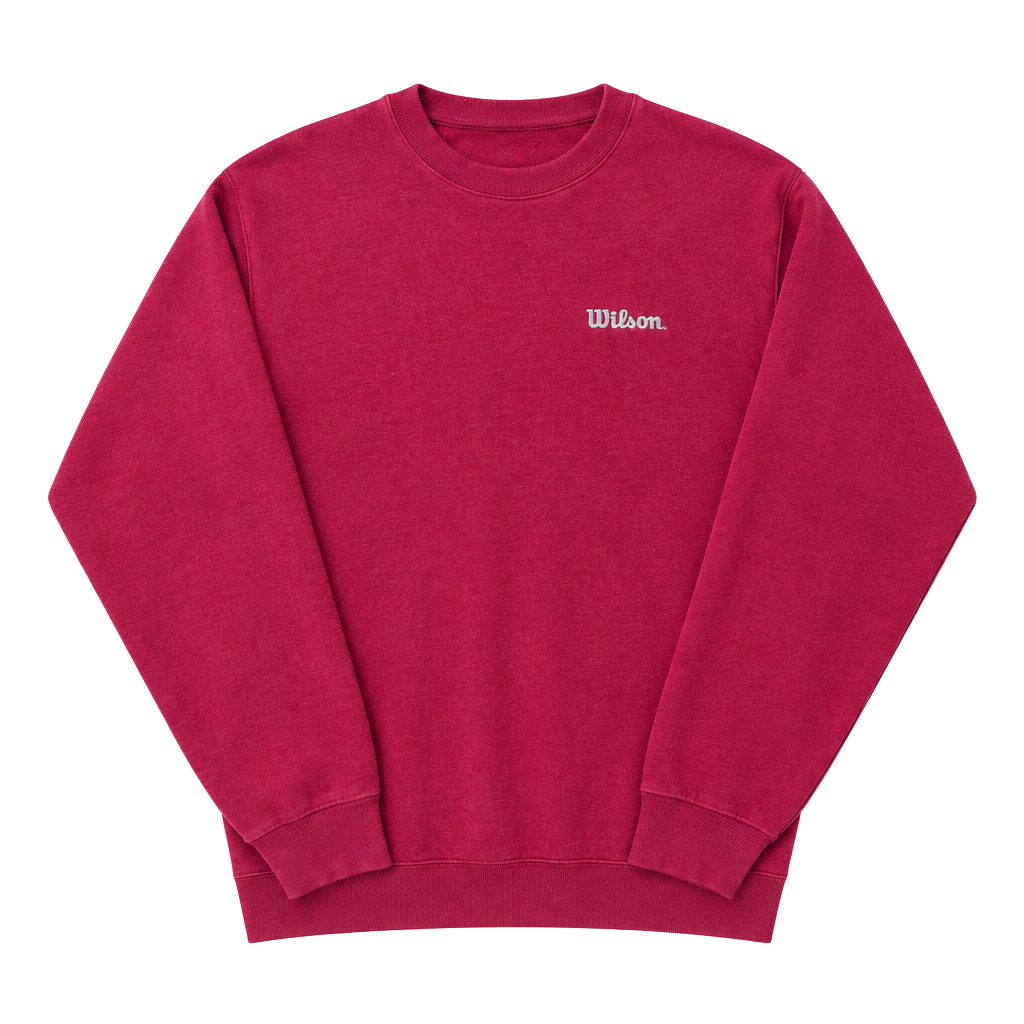 Wilson Crewneck Sweatshirt Size XXL Red Embroidered Logo Made In USA 1