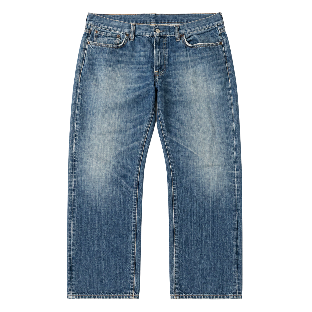 Denim & Supply Ralph Lauren Jeans Size 36x32 Blue Cotton Slouch Fit 1