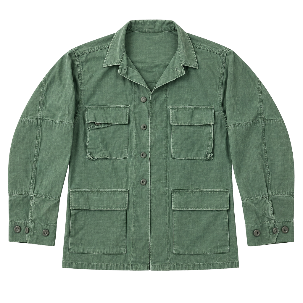 Propper Combat Coat Size X-Large Regular Green Cotton Military Jacket 1