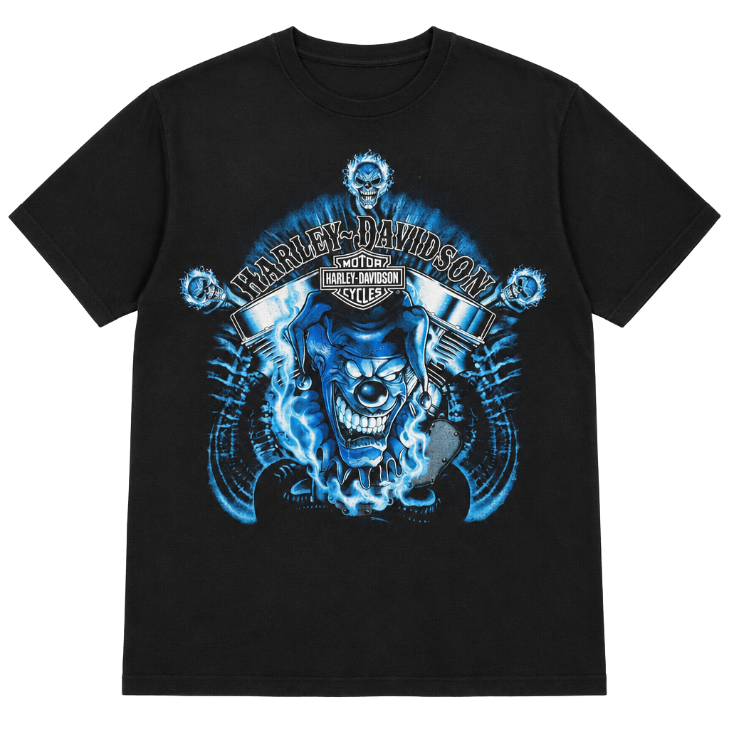 Harley-Davidson Sturgis T-Shirt Size 2XL Black Clown Graphic 1