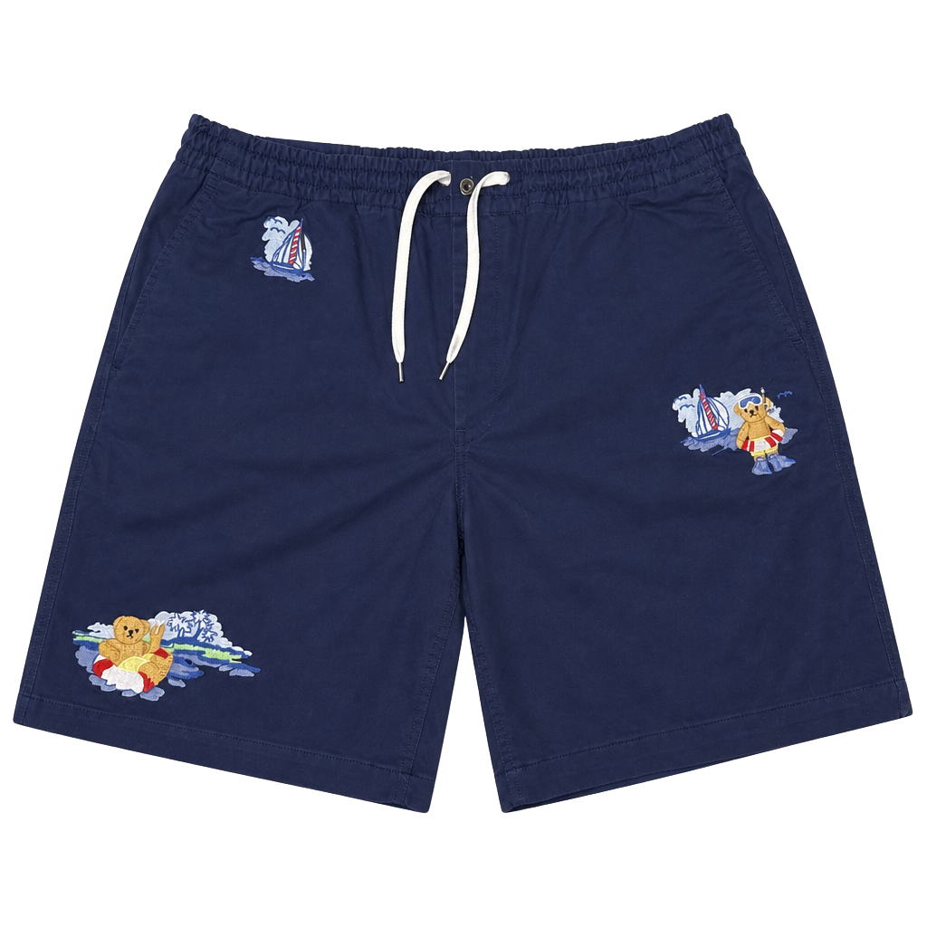 Nwt Polo Ralph Lauren Navy 6 inch Teddy Bear Shorts XLT 1