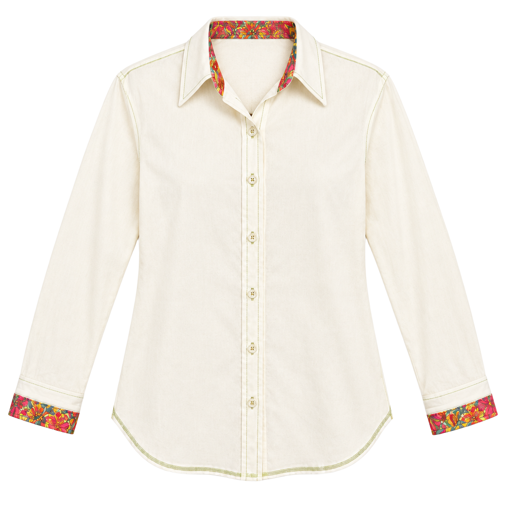 Georg Roth Los Angeles Women's Button-Up Shirt White NWT Size: Large 1