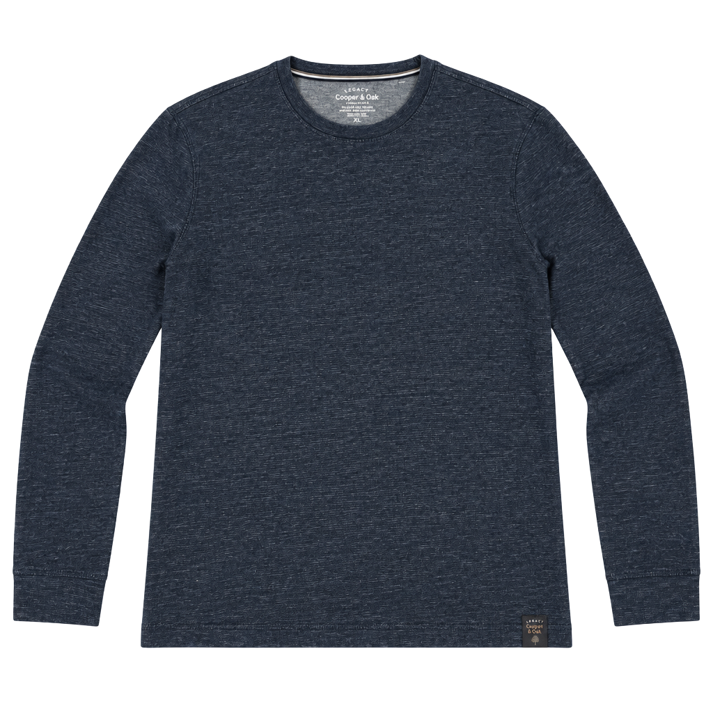 Legacy Copper & Oak Supply Co Thermal Shirt Size XL Blue Crewneck 1