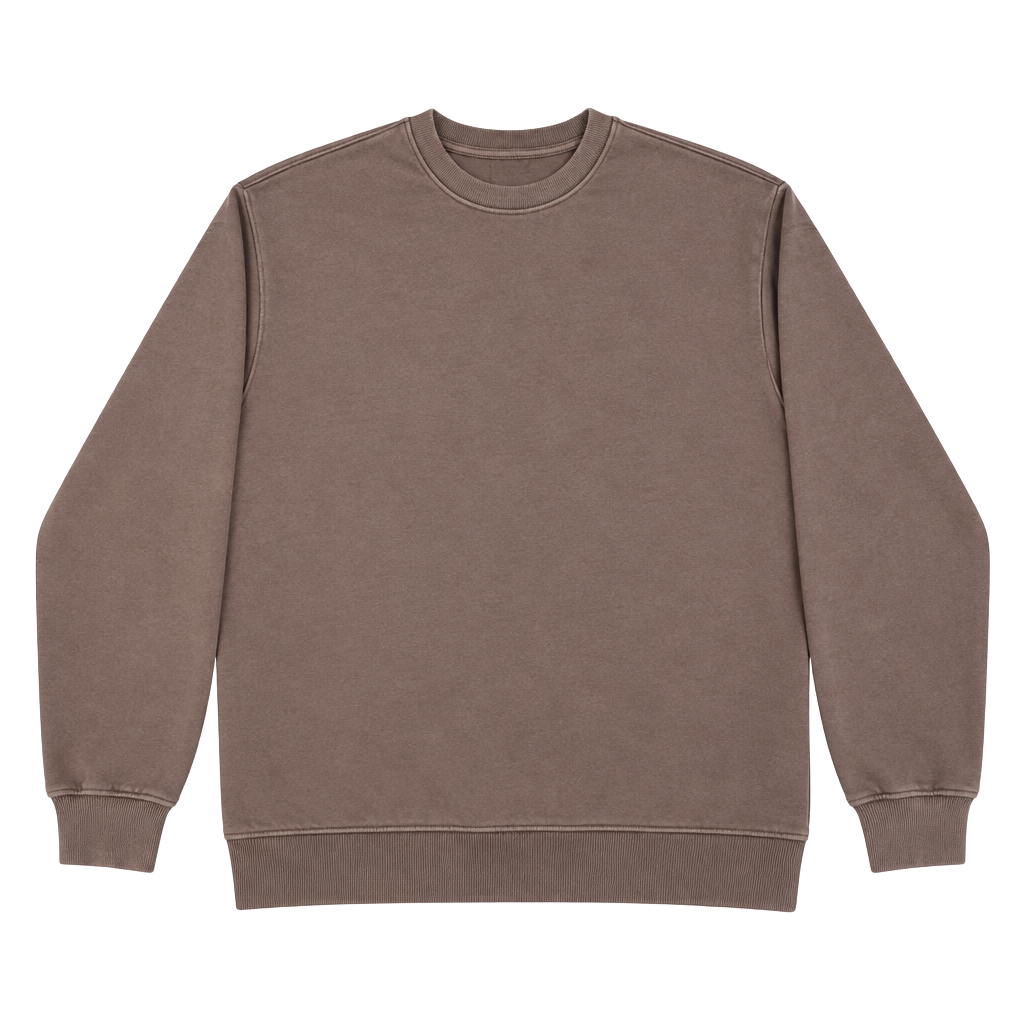 Paper Denim & Cloth Crewneck Sweatshirt Size XL Brown Fleece 1