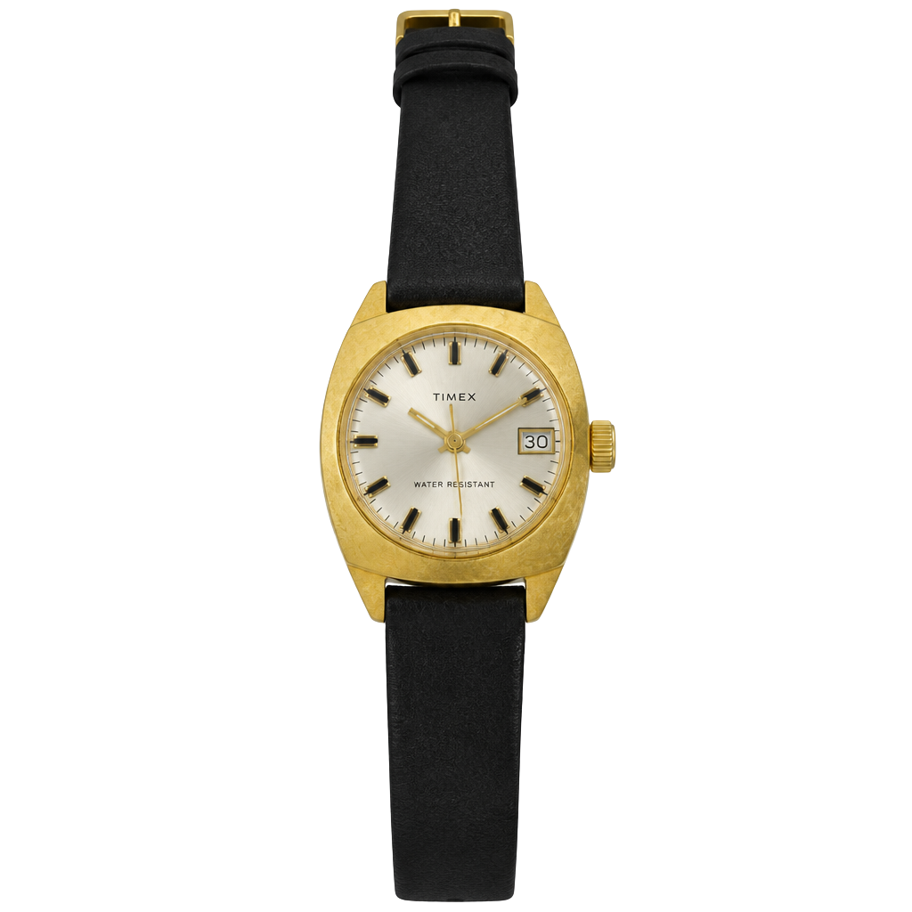 Timex wind sportster Gold Tone Date 1