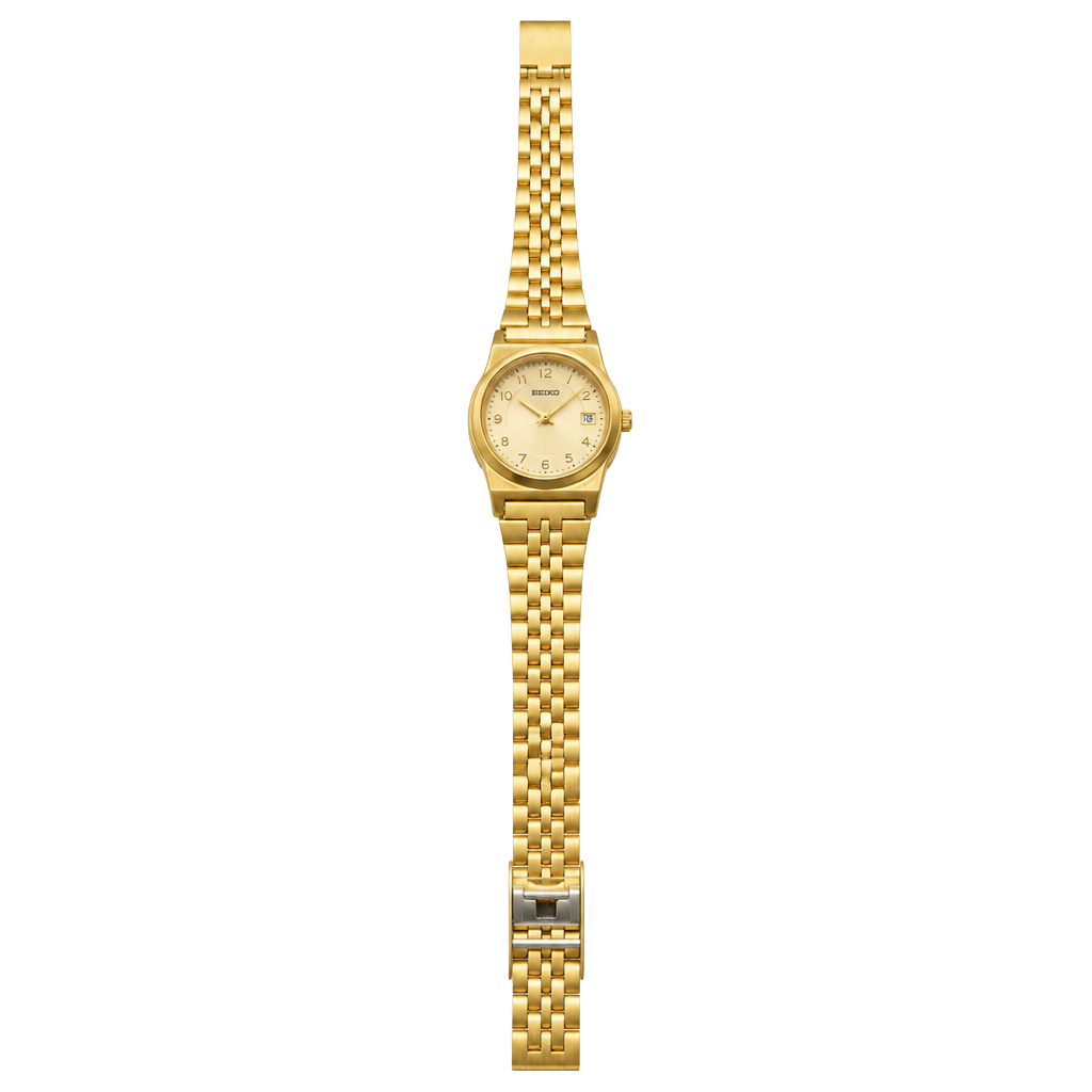 Casio Quartz Watch Gold Tone Stainless Steel Band
705 Lq 333 1