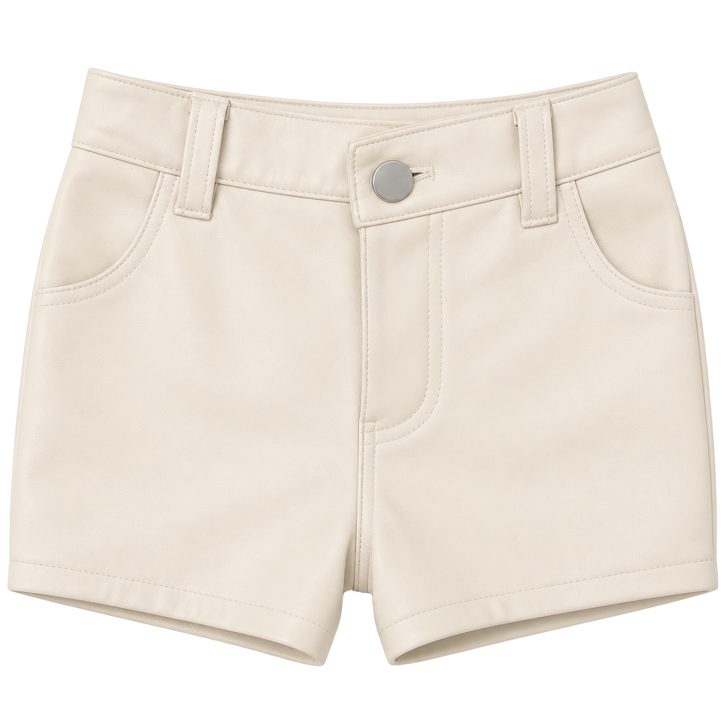Gentle Fawn Cream Faux Leather Pants Size 4 1
