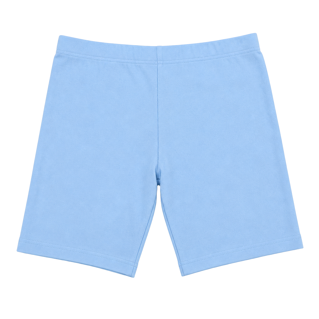 Wonder Nation Kids Blue Cotton Spandex Bike Shorts Size XL 14-16 1