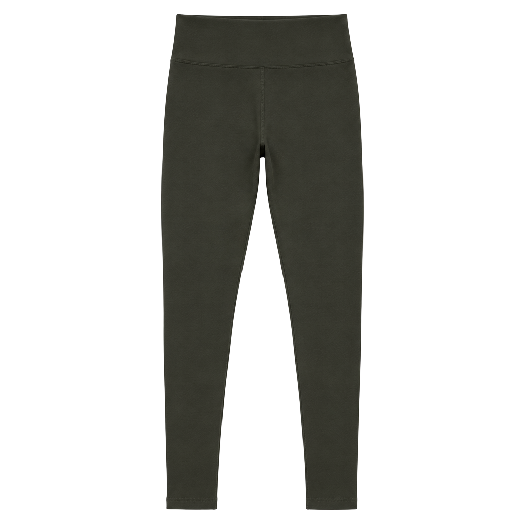 Seven7 Pull On Ponte Legging Size L Green Skinny Leg 1