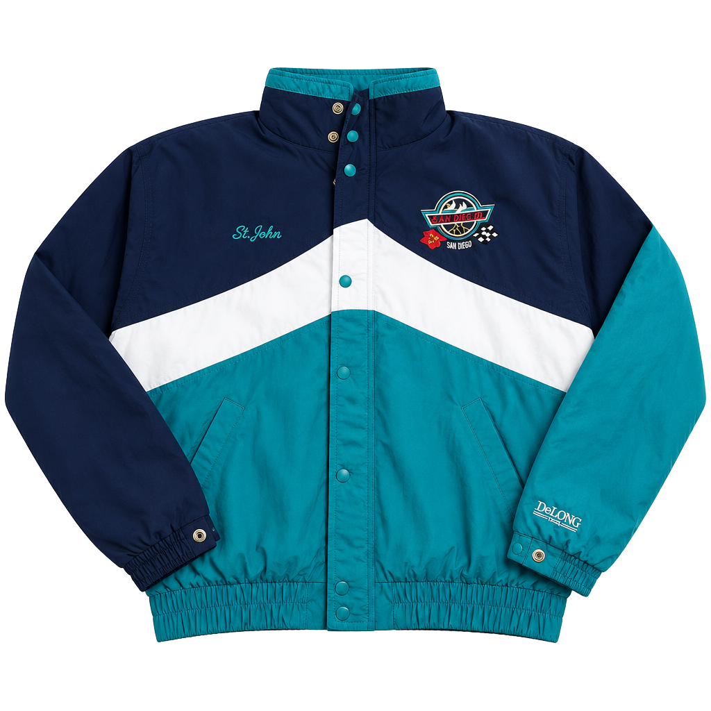 Delong Wind & Thunder Vette San Diego Jacket Large Vintage 1