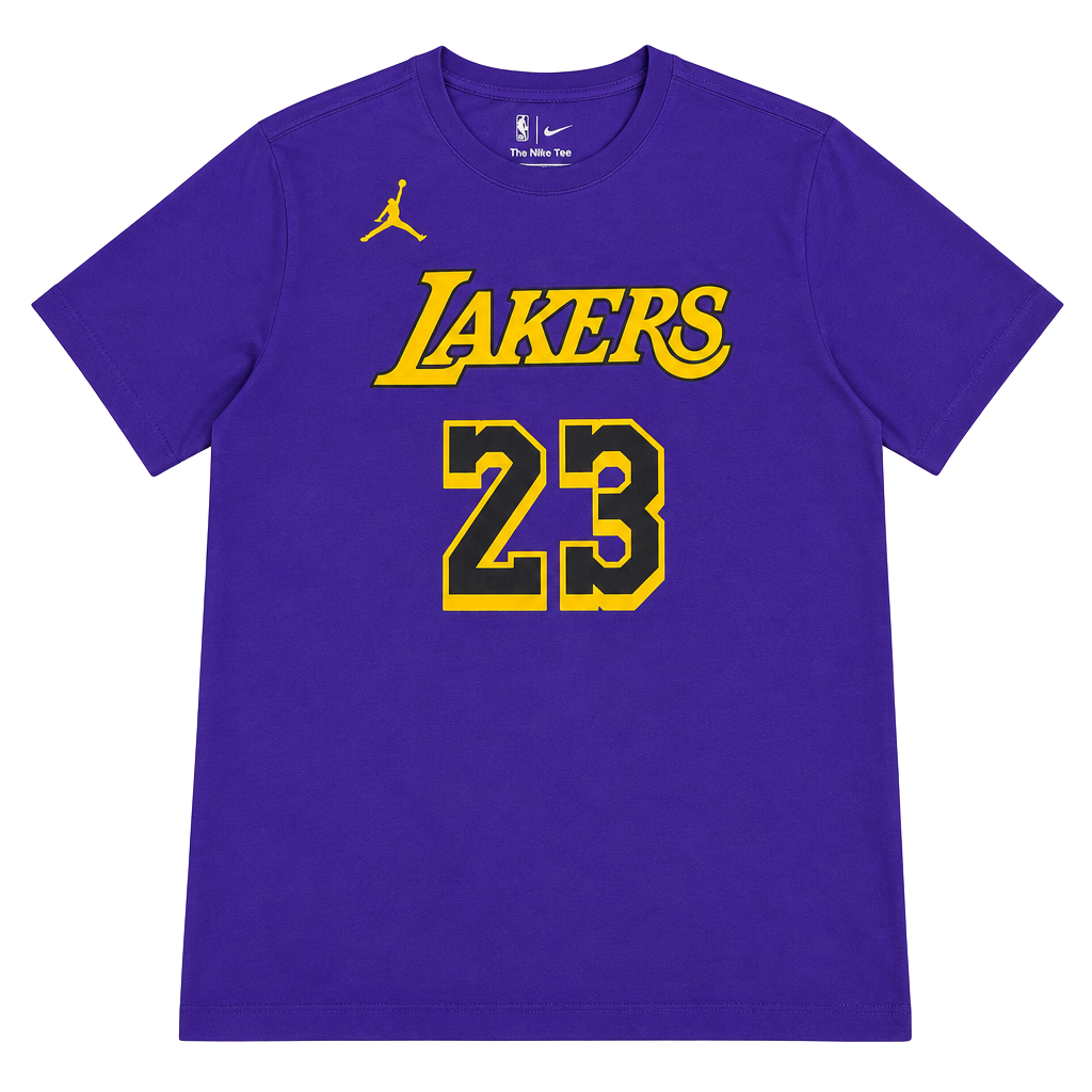 Nike NBA LeBron James LA Lakers T-Shirt Size L New With Tags 1