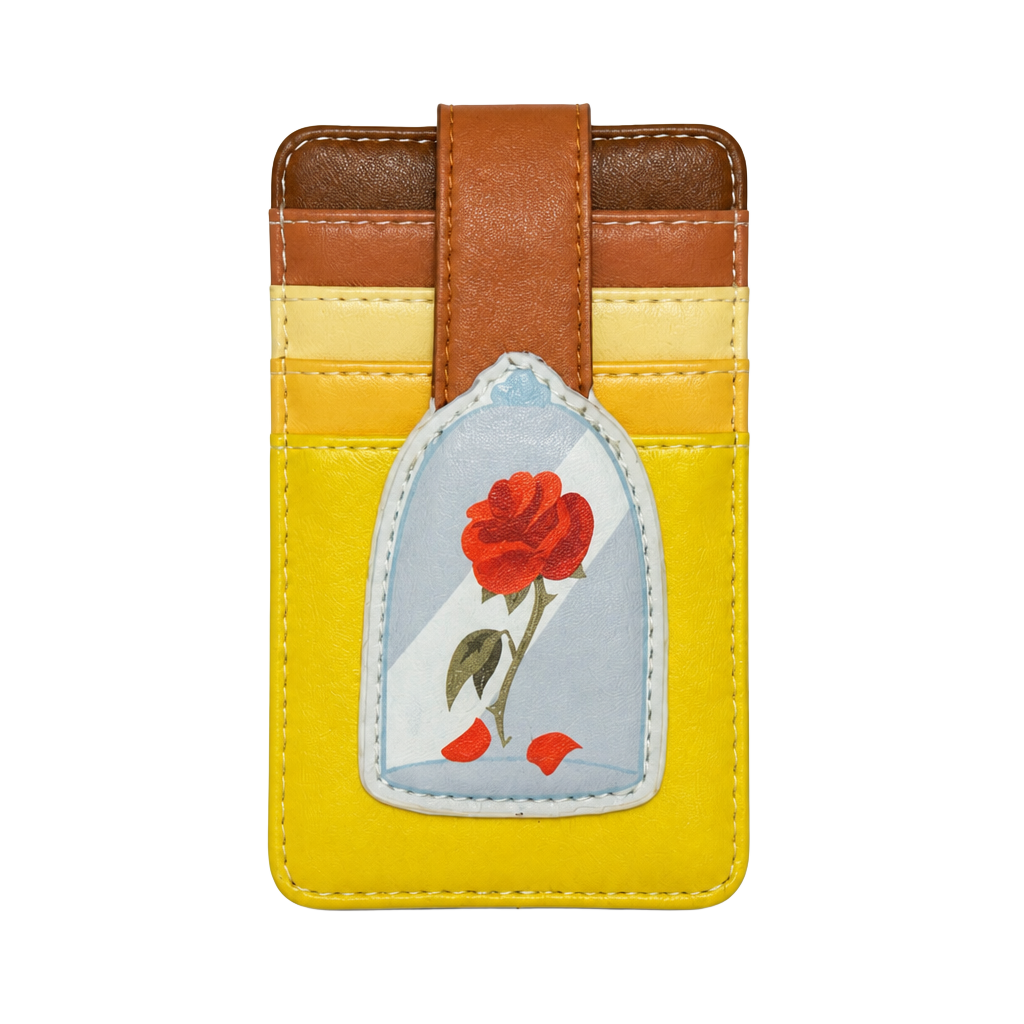 Loungefly Disney Beauty and the Beast Enchanted Rose Card Holder 1