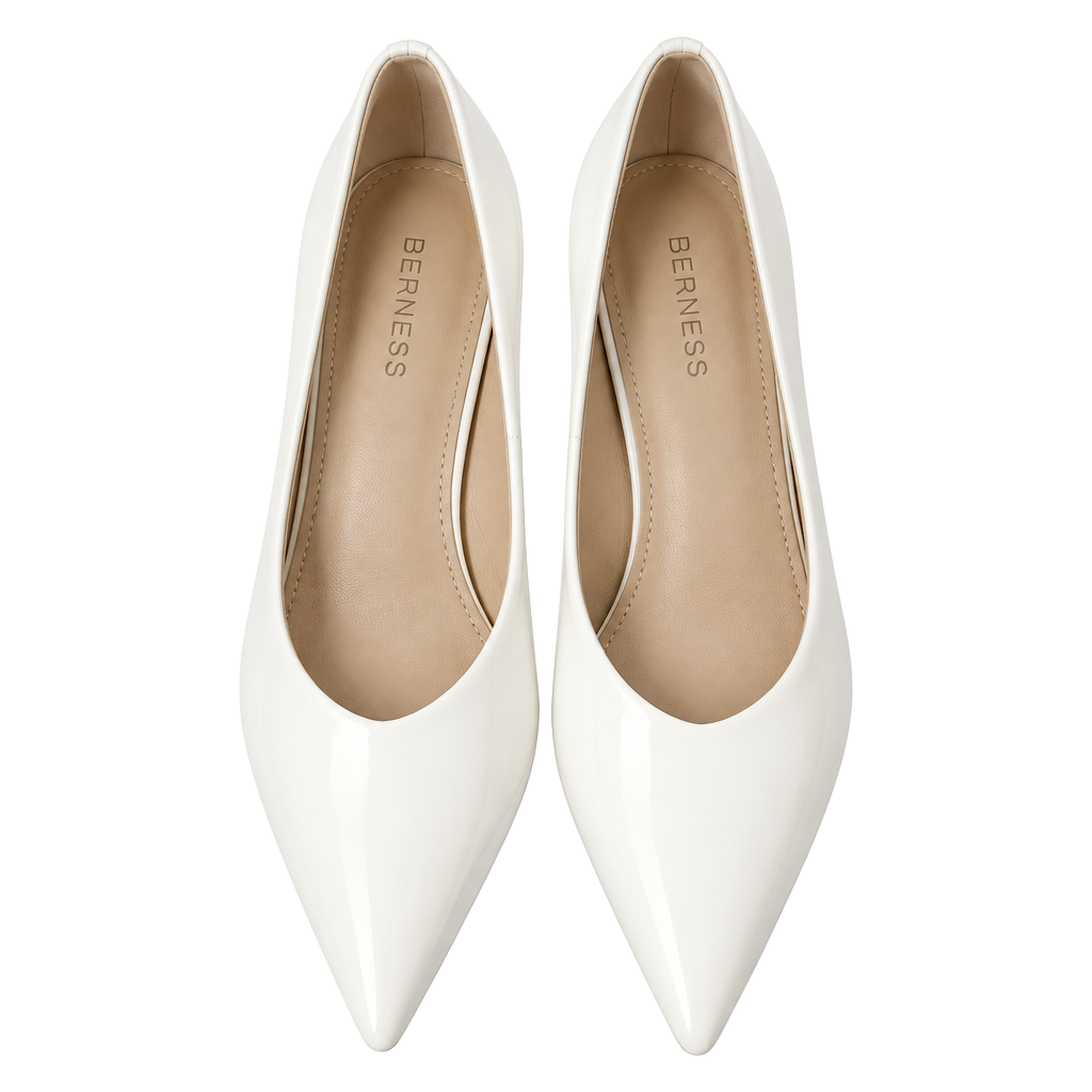Leather Pointed-Toe Pump 1