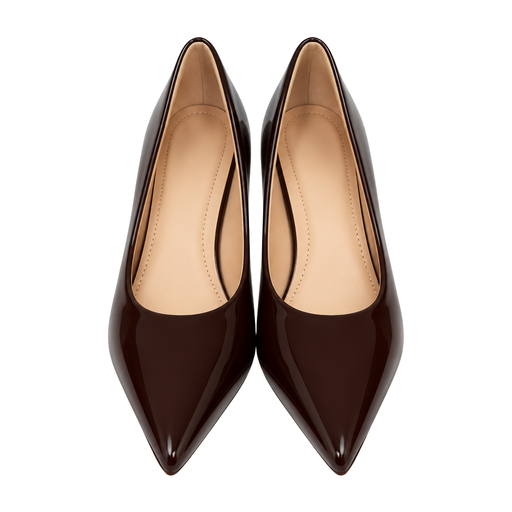 Pointed Toe Kitten Heels, 1