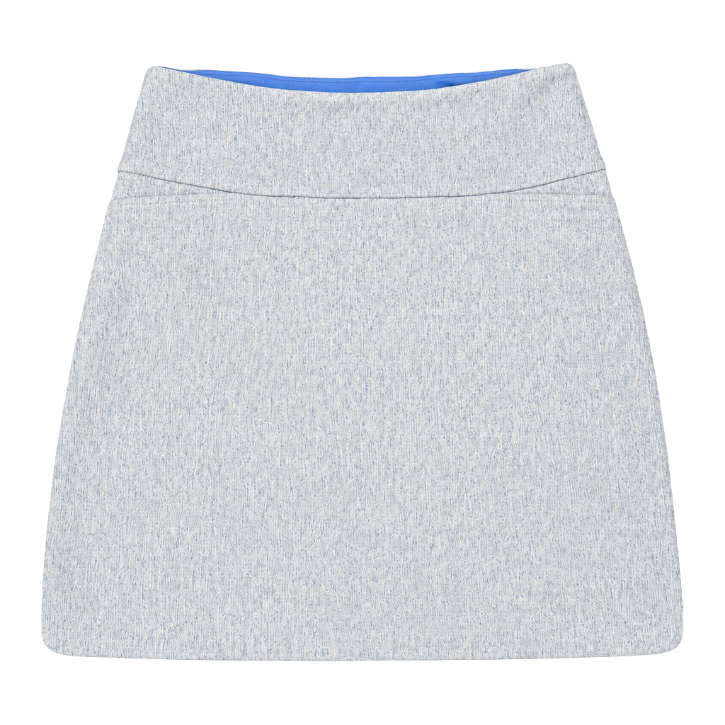 S.C. & CO. Tummy Control Athletic Skort Size M Heathered Gray Blue 1
