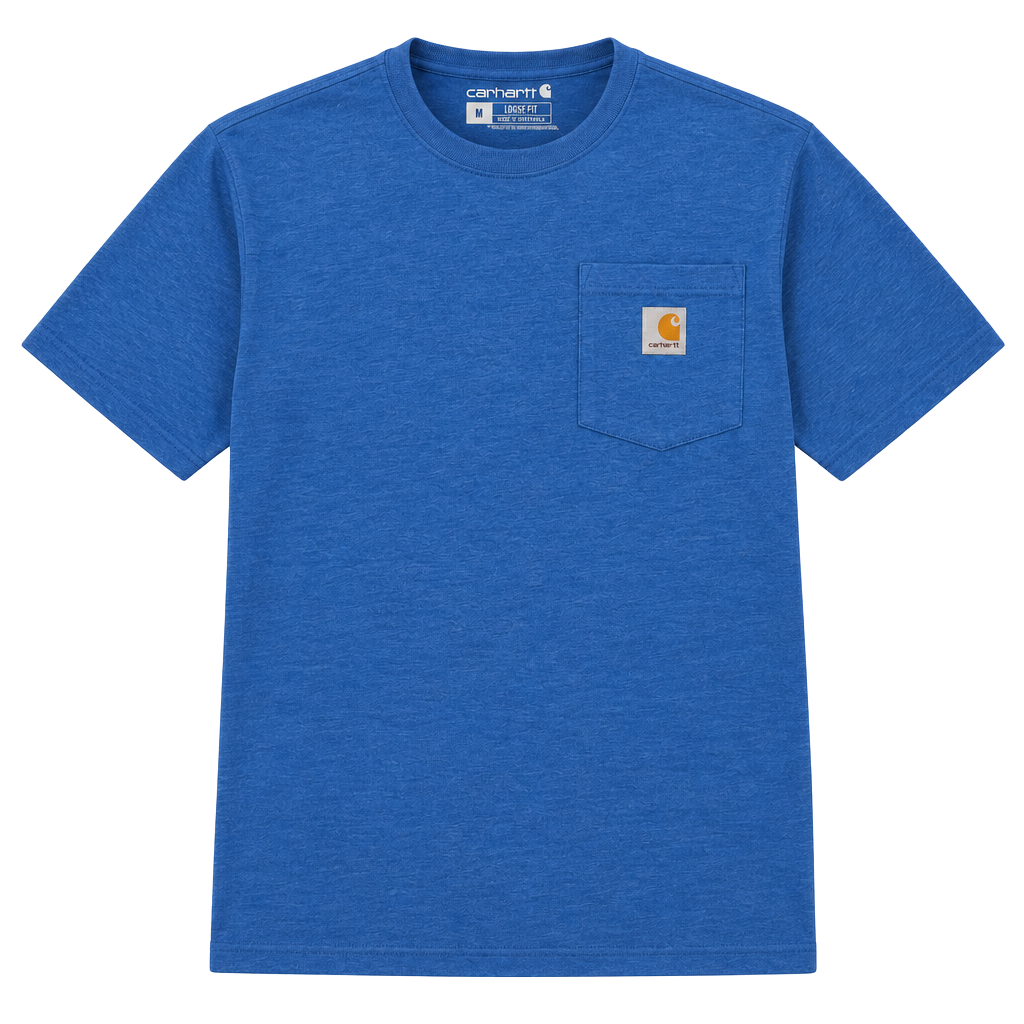 Carhartt Loose Fit Pocket T-Shirt Size M Blue 1
