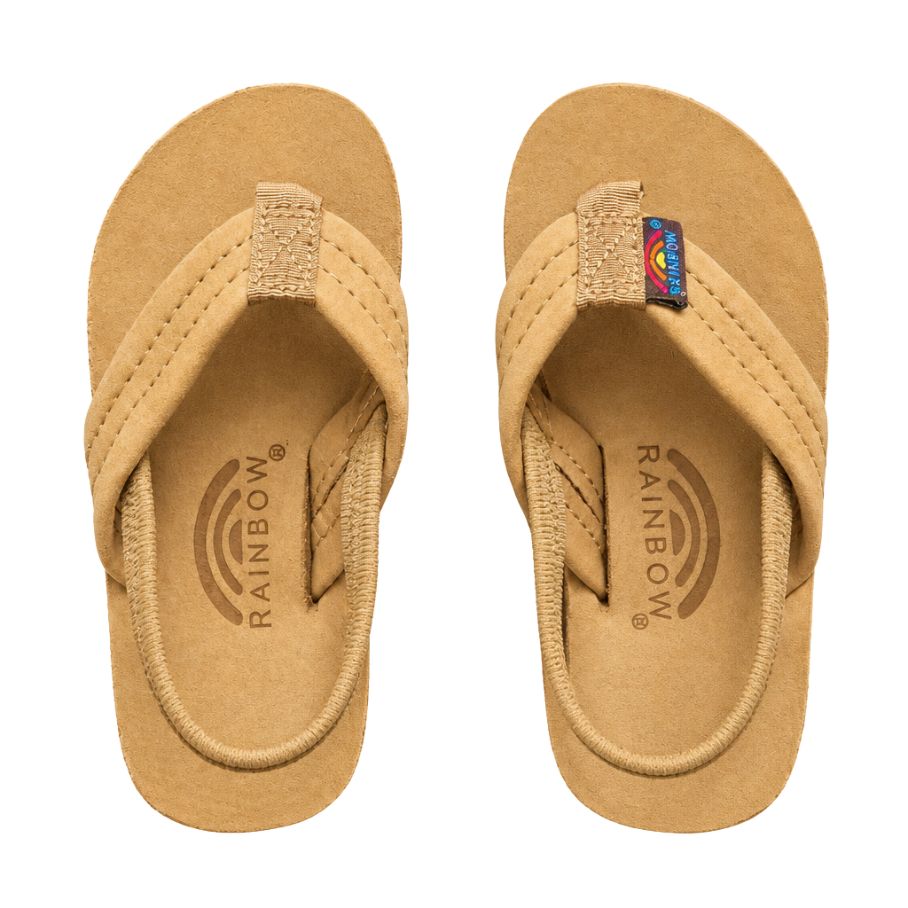 Rainbow Premier Leather Sandals Toddler Brown Leather Flip Flops 1