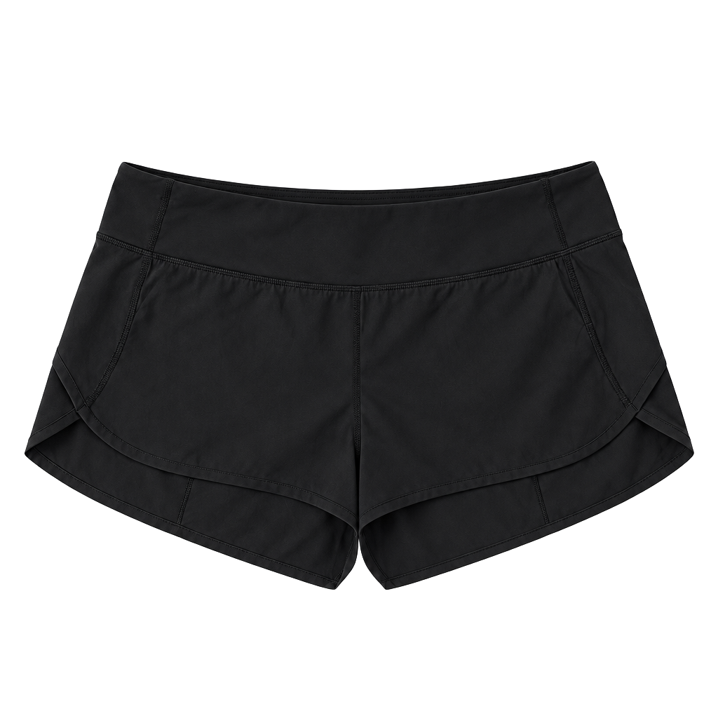 Lululemon Speed Up Low-Rise Short 2.5" - Black - Size 10 1
