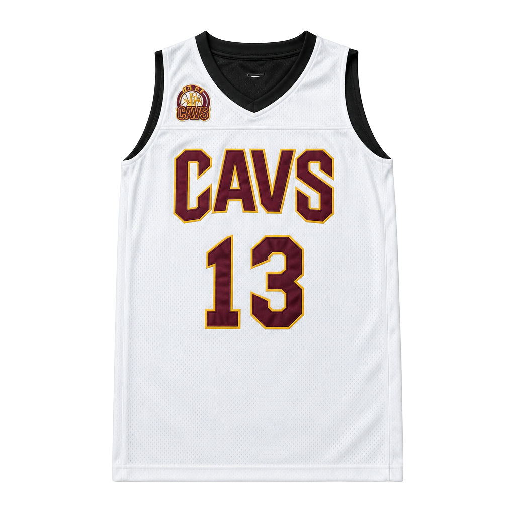 Junior Cavs Cleveland Cavaliers Basketball Jersey Number 13 White 1