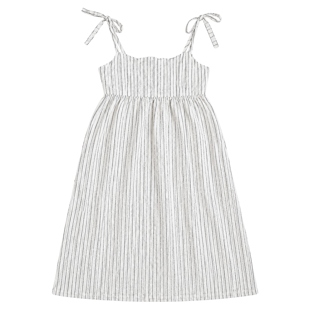 Joe Fresh Striped Cami Dress Size M Off White Black 1