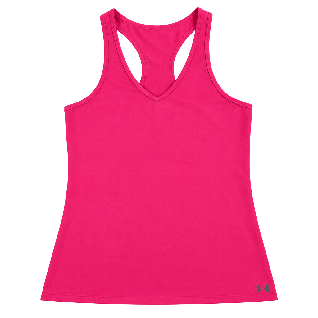 Under Armour HeatGear Tank Top Size LG Red Racerback 1