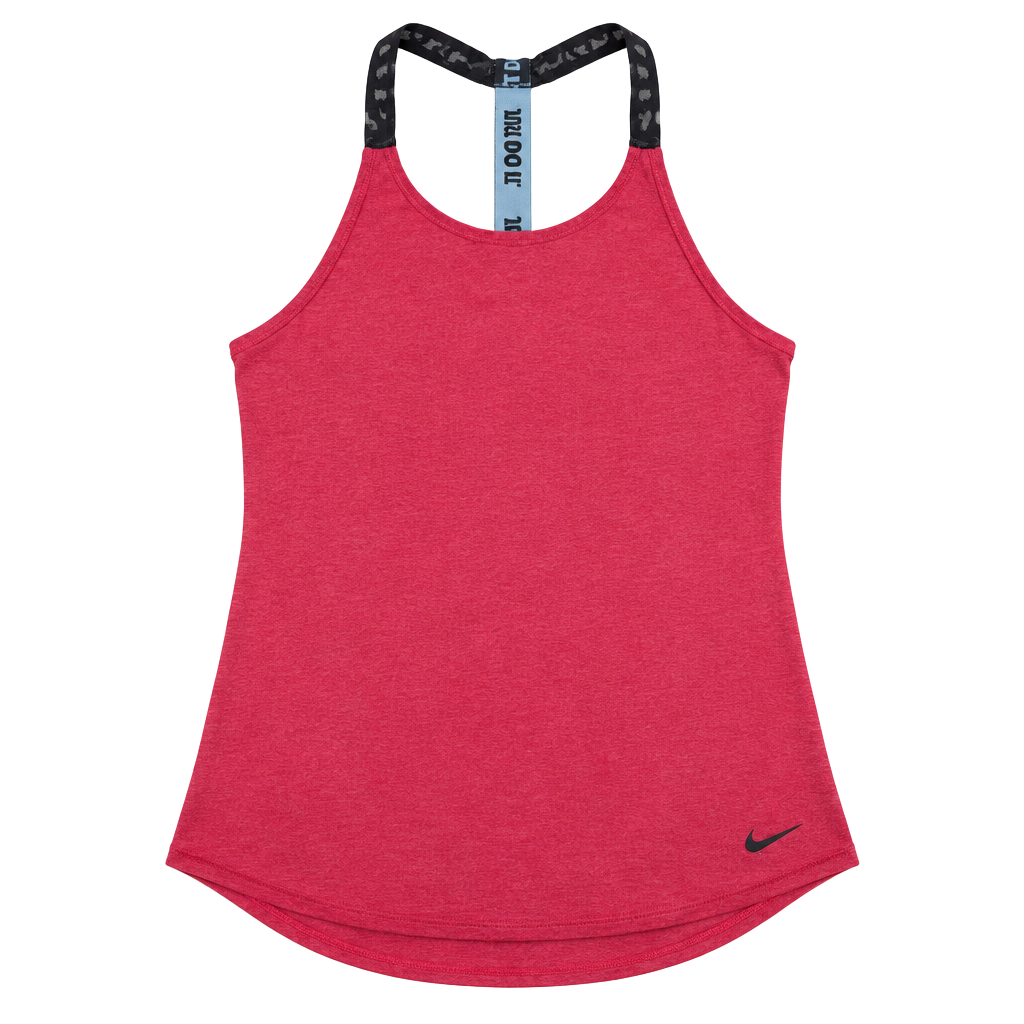 Nike Dri-FIT Tank Top Size M Red Just Do It Racerback Athletic Shirt 1