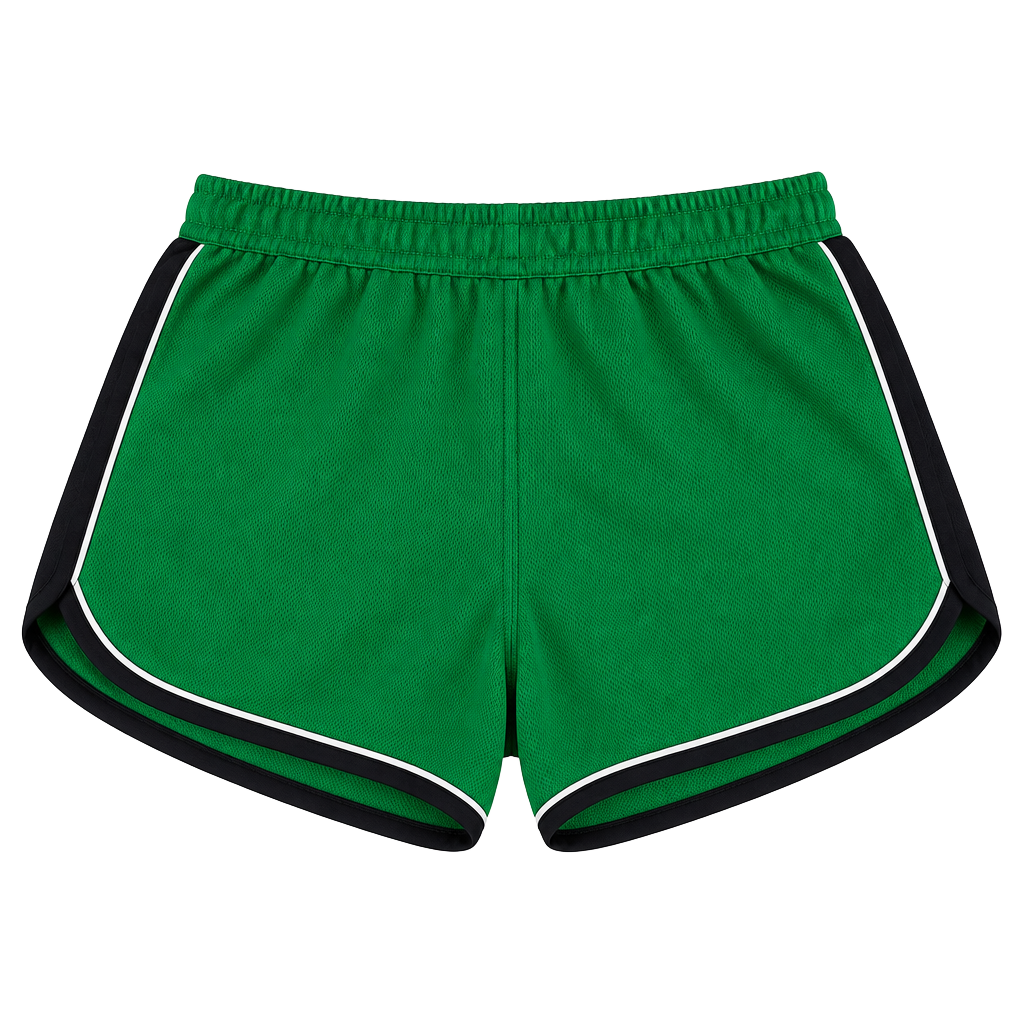 Avia Mesh Shorts Size XL 16-18 Green Athletic Track Piping 1