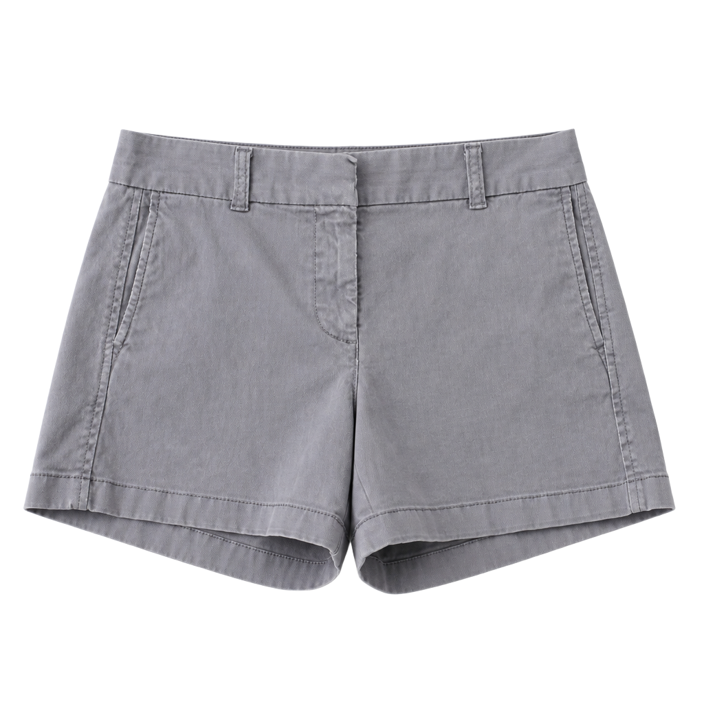 J.Crew Women's Gray Cotton Chino Shorts Size 2 1