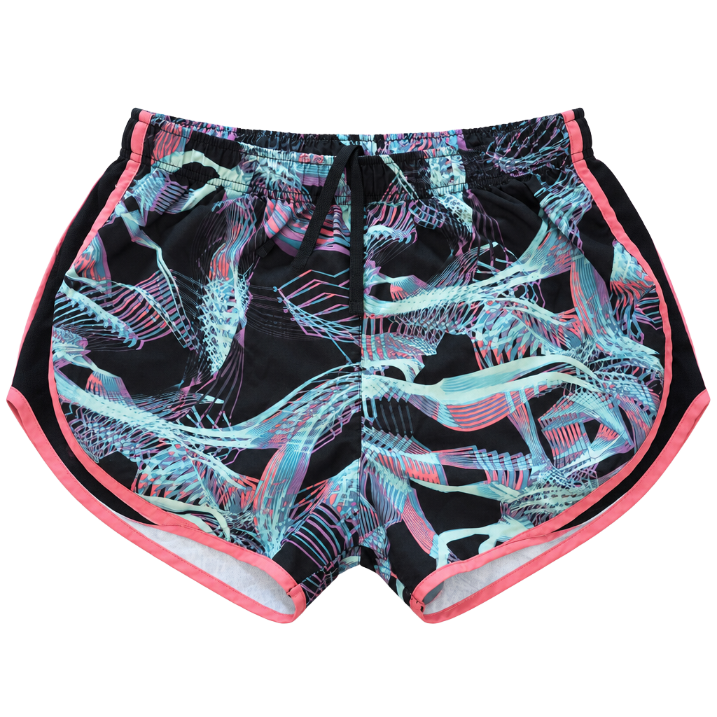 Nike Dri-FIT Shorts Size L Multi-Color Printed Athletic Running 1