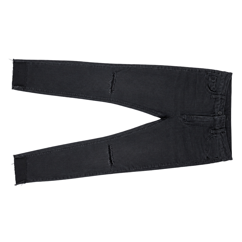 Hidden Jeans Size 26 Black Distressed Skinny Jeans 1