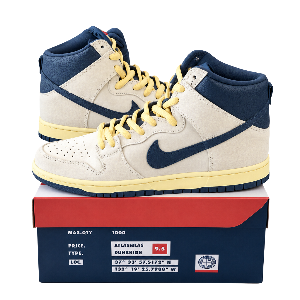 Nike SB Dunk High Atlas Lost At Sea Size 9.5 Special Box 1